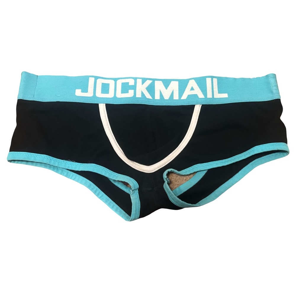 Jockmail Black and Blue Briefs